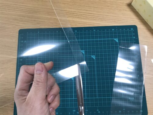 角を切り落とす